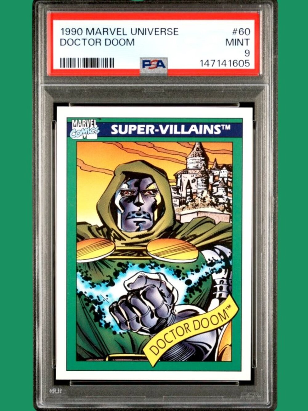 1990 Impel Marvel Universe Doctor Doom #60 PSA 9